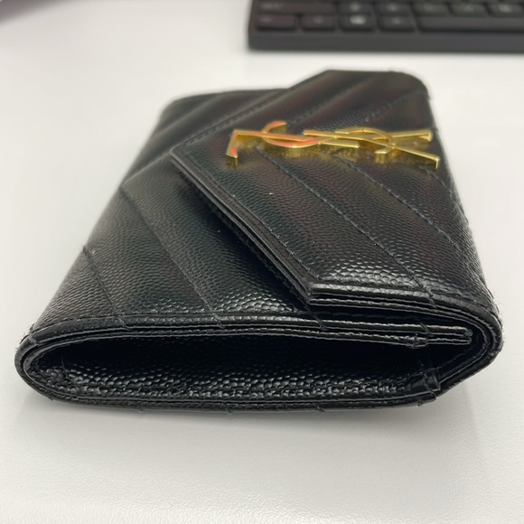 YSL Monogram Small Leather Wallet - Picture 2 of 5